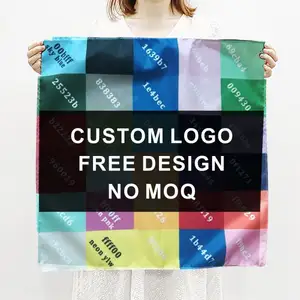 Custom Print Welcome Square 100% New Product Ideas 2024 Bandanas For Hair