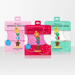 Masque exfoliant nourrissant pour les pieds, cadeau de Noël, marque privée, masque exfoliant naturel efficace pour les pieds, masque hydratant pour les pieds - Product Image 4