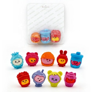 9 Styles de Jouets Extensibles Souples à Presser, Thème Fruits, Boissons et Aliments, pour Jeu d'Imitation et Déguisement, avec Motifs Kawaii et Emoticon Mignons - Product Image 6