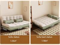 Nuevo Sofá Cama Plegable de 2 Plazas para Espacios Pequeños, Sala de Estar o Dormitorio, Sofá Cómodo