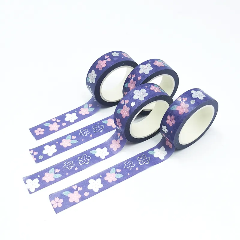 Op Maat Bedrukte Kawaii Schattige Kantoorartikelen Accessoires Handboek Versierde Indian Washi Tape