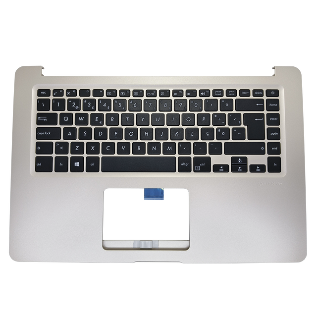 PO Portuaguese LA SP FR Keyboard for Asus X510UF X510UA X510UN X510UQ X510UR Palmrest C Cover Shell No Backlit Keyboard Original
