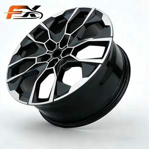 Jantes en alliage d'aluminium forgées sur mesure, design populaire, face usinée noire, 5*112 20 21 22 pouces, pour <span class=keywords><strong>BMW</strong></span> X5/X6/X7 - Product Image 3