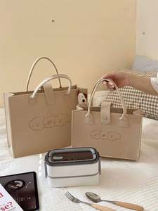 New Design Felt Bag Tote Bag Zipper Bag <b>Wallets</b> for Women Fashionable Ladies Fashion Handbags Unisex Women Fashion Styles 2023 - Product Image 5