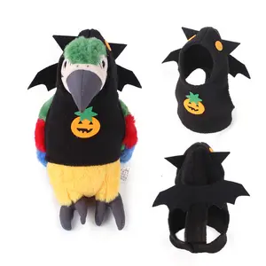 Halloween Vogel Kleidung Papagei Winter Warme Kleidung Hut Fliegender Anzug Halloween Kostüm Für Haustier Vögel