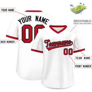 Camiseta de Béisbol Personalizada con Cuello en V, Uniforme Deportivo Unisex para Adultos, Transpirable - Product Image 2