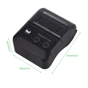 mini portable receipt thermal mobile pocket 58mm blue tooth wireless hand bill parking tsc pos 80mm impresora portatil printer