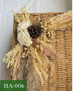Bouquet de fleurs séchées bohèmes, herbe de la pampa, eucalyptus, coton, arrangement floral, décoration de mariage, décoration de la maison, Noël - Product Image 1