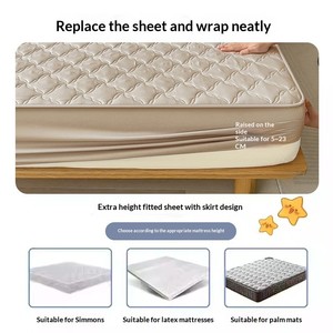 Nueva Cubrecama Impermeable para Colchón, Hecha de Fibra Química, para Otoño, Engrosada, Completamente Envuelta, para Uso Doméstico - Product Image 4