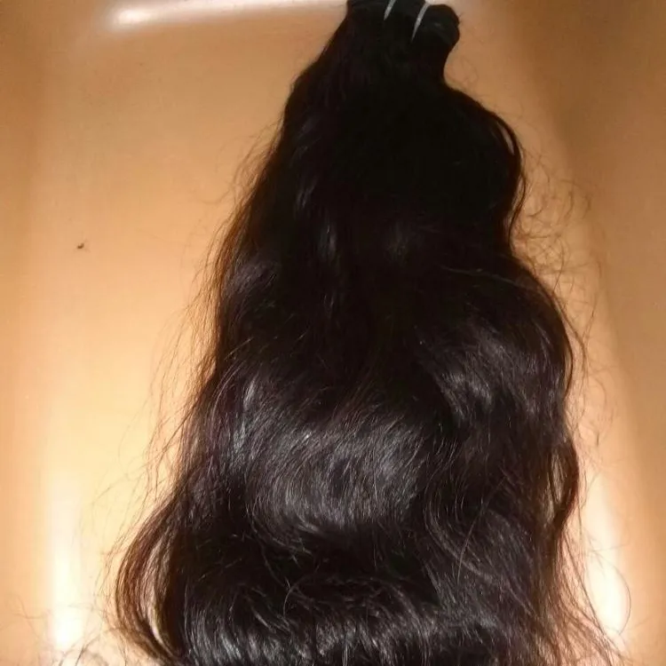 Prix de gros naturel processus 100% cheveux naturels bouclés usine en gros extension de cheveux