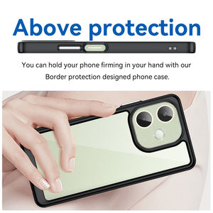 Прозрачный чехол для телефона с защитой от падения для мобильного телефона <span class=keywords><strong>OPPO</strong></span> A5 Pro 4G/5G/A5 задняя крышка ТПУ + акрил - Product Image 4