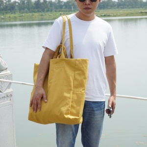 Wholesale Custom OEM Reusable Shopping Large Capacity <b>Handbags</b> Custom Print Logo for Women Tote Bag - Product Image 5