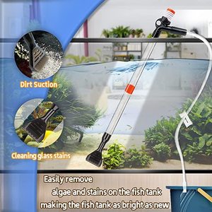 ชุดทำความสะอาดก้อนกรวดในตู้ปลา,สำหรับเปลี่ยนน้ำและกรองกรวดทำความสะอาดตู้ปลาและอุปกรณ์เสริม - Product Image 3