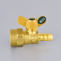 Vanne à boisseau sphérique en laiton de fabrication chinoise (Zhejiang DUNYUN) avec joint en PTFE/NBR, raccord mâle/femelle BSP/NPT, OEM
