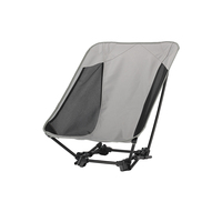 Chaise de pêche pliable portable de haute qualité au design moderne, confortable et légère, avec cadre en aluminium et tissu Oxford 600D pour l'extérieur