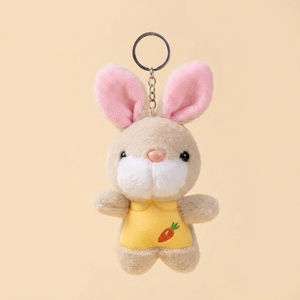 Llavero <span class=keywords><strong>de</strong></span> peluche <span class=keywords><strong>de</strong></span> conejo adorable al por mayor con pajarita <span class=keywords><strong>de</strong></span> zanahoria, conejito <span class=keywords><strong>de</strong></span> peluche suave, colgante para bolso, mochila, llavero, mini <span class=keywords><strong>juguete</strong></span> <span class=keywords><strong>de</strong></span> regalo - Product Image 5