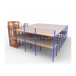 Pallet Rack Supported Mezzanine <b>Racking</b> <b>System</b> Warehouse Mezzanine Floor Pallet <b>Racking</b> <b>System</b> - Product Image 1