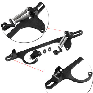 Auso-Racing Throttle Body Cable <b>Bracket</b> Aluminum Red For 4150 4160 Carburetor Retrofit Upgrade - Product Image 4
