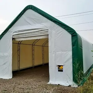 تروس قوس بناء النسيج خيمة تخزين للبيع
