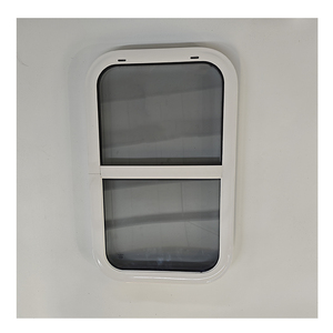 Fenêtres coulissantes pour camping-car et <span class=keywords><strong>caravane</strong></span> 350x500mm avec moustiquaire, en alliage d'aluminium, verre trempé teinté, fenêtre coulissante verticale pour remorque <span class=keywords><strong>de</strong></span> camping-car - Product Image 5