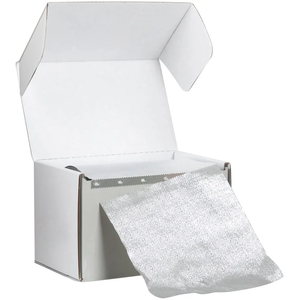 Rouleau de papier aluminium gaufré argenté pour salon de beauté, <span class=keywords><strong>spa</strong></span>, coiffure et coloration, écologique - Product Image 6