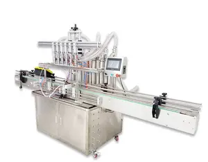 Aceite esencial automático cosméticos loción crema botella pasta máquina de llenado de líquido 50ml línea de producción