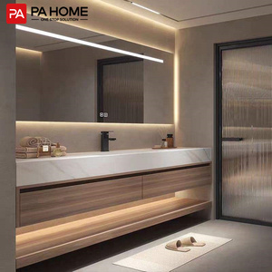 PA Hotel mobili Smart Led specchio marmo controsoffitto lavaggio <span class=keywords><strong>bagno</strong></span> vanità con lavandino - Product Image 5