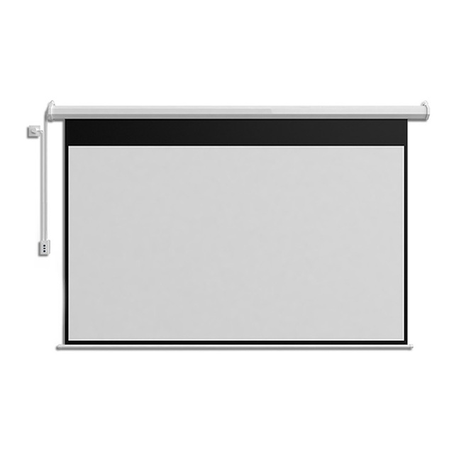 Motorized Projector Screen 100 120 133 150 Inch 16:9 4:3 1:1 Wall Home Cinema Electric Projection Screen Size Customization