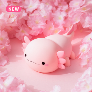 <span class=keywords><strong>Veilleuse</strong></span> Axolotl Mignonne en Silicone à Intensité Réglable, Lampe de Chevet Rechargeable Adorable pour Enfants - Product Image 1