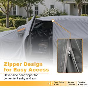 Housse de voiture universelle quatre saisons, personnalisée, imperméable, pliable, pour extérieur, protège du soleil et de la neige, vente en gros - Product Image 3