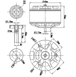 Gartt ml 4114 400KV 330 động cơ hiệu quả cao Sin escobillas Para multirotor Quadcopter Hexa <span class=keywords><strong>S800</strong></span> S1000 RC bay không người lái - Product Image 6