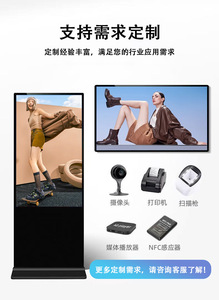 จอแสดงผลดิจิทัลขนาดใหญ่แบบติดผนัง Hiseeview 43-65 นิ้ว, จอแสดงผลโฆษณา LED อัจฉริยะระบบแอนดรอยด์สำหรับร้านชานม - Product Image 4