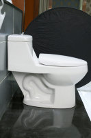 WC avec piédestal et lavabo intégré, prix compétitif, pour grossistes en sanitaires, suite de sanitaires