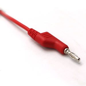 Cable de prueba con conector banana de 4 mm, cable de prueba aislado de 1 m/2 m para multímetro y equipo de laboratorio - Product Image 2