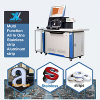 JX 6120 Automático Multifunción 3D Iluminación Metal Acero inoxidable Tiras Canal Carta Dobladora