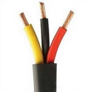 สายไฟฟ้าทองแดง 3 แกน ขนาด 6.0 มม. 6 ตร.มม. หุ้มฉนวน PVC แบบกลม ตัวนำแบบตีเกลียว 9 AWG 1100V สำหรับงานอุตสาหกรรม รุ่น 0099 - Product Image 5