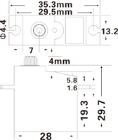 Servomoteur JX PDI-1181MG 3.5kgf.cm 0.11sec V6.0 de haute qualité avec moteur à noyau et engrenages métalliques pour voitures RC, bateaux, avions, jouets, accessoires unisexe