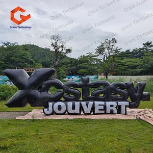 Lettres géantes gonflables pour mur, alphabet, mots avec éclairage LED pour fêtes, mariages et événements – Vente directe usine - Product Image 2