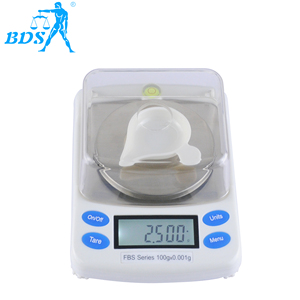 100g/0.001g 정밀 디지털 밀리 그램 규모 50g 0.001 수평 전자 균형 분말 저울 골드 쥬얼리 캐럿 실험실 규모 - Product Image 2