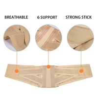 Ceinture de soutien dorsal élastique et respirante VBOSi 3052 avec barres de soutien métalliques à haute compression pour soulager les douleurs dorsales