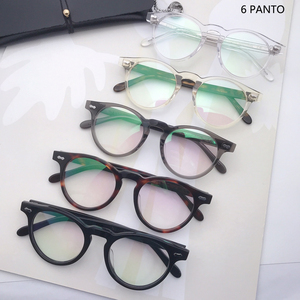 6 PANTO Montature per Occhiali in Acetato Italiano di Alta Qualità con Logo Personalizzato, Occhiali da Vista alla Moda Disponibili in Stock - Product Image 1
