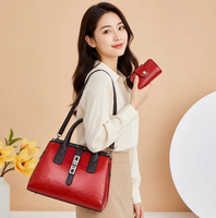 Sac à main de luxe pour femme, mode 3 en 1, sacs à bandoulière décontractés pour femme, sac fourre-tout imperméable pour femme 	 Sacs à main pour femmes