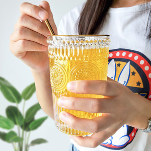 Verre de tournesol vintage, résistante à la chaleur, régulateur du vent, ensemble de tasses de lait, 8 pièces, <span class=keywords><strong>2022</strong></span> fabricants, vente en gros - Product Image 4