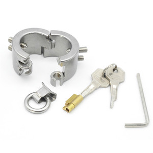 Stainless Steel Weighted Spiked Cock Ring Penis Training Device Huge Ball Stretcher <strong>Male</strong> Bondage <strong>Chastity</strong> <strong>Belt</strong> for Men Pet - Product Image 3