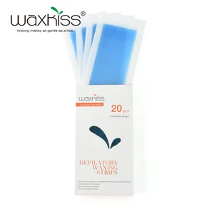 waxkiss custom wax hair removal cold wax peel off tea tree wax strip for sensitive skin