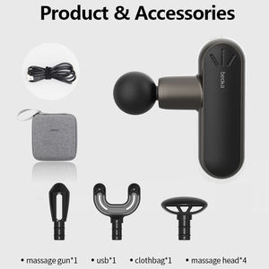 Beoka di alta qualità pistola <span class=keywords><strong>per</strong></span> <span class=keywords><strong>massaggio</strong></span> a 4 teste Logo personalizzato Mini tessuto profondo fasciale muscolo elettrico calore professionale strumento di <span class=keywords><strong>massaggio</strong></span> del corpo - Product Image 4