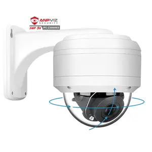 Telecamera IP ANPVIZ 5MP telecamera PTZ esterna supporto Zoom ottico 5X microfono integrato sorveglianza CCTV fino a distanza IR 30m H.265 + WDR