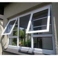 Fenêtre en aluminium moderne insonorisée et imperméable à l'eau de vente directe d'usine personnalisée fenêtre à battant pour appartement et maison