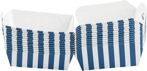 卸売カスタムブルーアイボリーボードバーガーボックスに行くバーガーボックスファーストフードボックス - Product Image 4