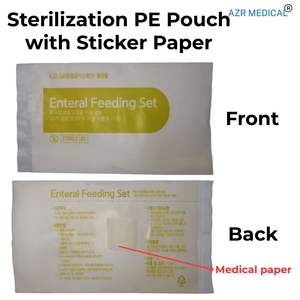 Autoklav-Selbstversiegelnde HDPE/LDPE-Aufkleber Sterilisationspapierbeutel für Medizinproduktverpackungen - Product Image 2